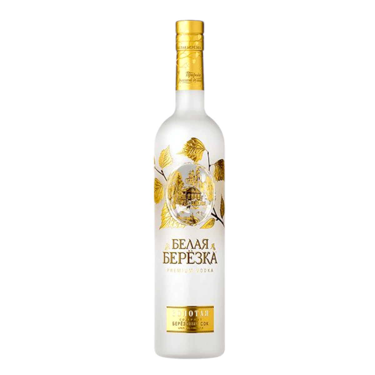 ベラヤ・ベレズカ・ゴールド Belaya Berezka Gold Vodka Belaya Berezka Gold 0.5L 40% alc. - Magazin Bucuria