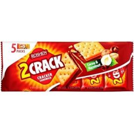 Biscuiti cu Cacao si Alune de Padure 2 Crack Roshen 190g