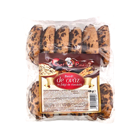 Biscuiti din Ovaz cu Fulgi de Ciocolata 400gr