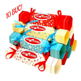 Cutie Cadou de Sarbatori (Bomboana Bucuria) Pachet Promo 10 BUC