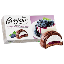 Desert Aerat cu Afine si Mascarpone Bonjour KONTI 232g