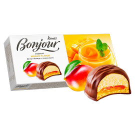 Desert Aerat cu Gust de Mango Bonjour KONTI 232g