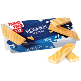 Napolitane cu lapte 216g Roshen