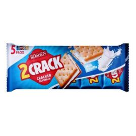 Biscuiti cu Umplutura de Lapte, Roshen 2 Crack, 235 g