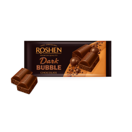 Ciocolata Aerata neagra 80g Roshen