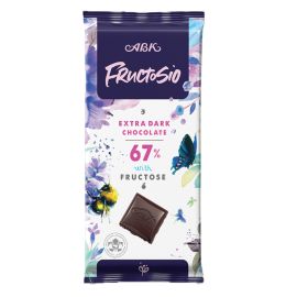 Ciocolata Extra Neagra 67% Cacao Fara Zahar AVK, 90 g