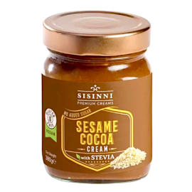  Crema Premium de Tahini (Susan) cu Cacao si Stevia - Vegan 380gr