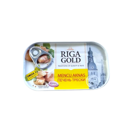 Ficat de cod bucati in ulei Riga 121g