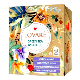 Lovare Assorted Green Tea Cutie 32 Pliculete