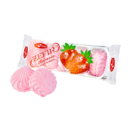 Zefir Bucuria cu gust de capsuna 205g