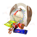 Cutie Martisor cu Bomboane (Va multumim) cu Brosa