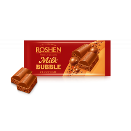 Ciocolata Aerata cu lapte 80g Roshen