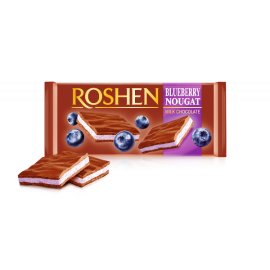 Ciocolata cu lapte și nuga de afine Roshen